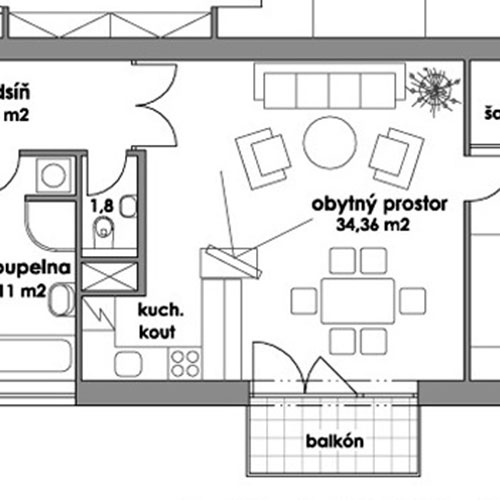 Byt-A05 / Rezidence Svatovítská / DEVELOP MB