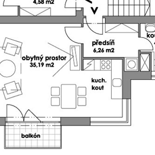 Byt-A08 / Rezidence Svatovítská / DEVELOP MB